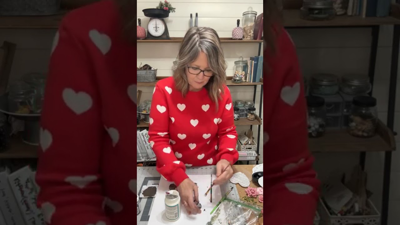 Faux Vintage Valentine Chocolate Box
