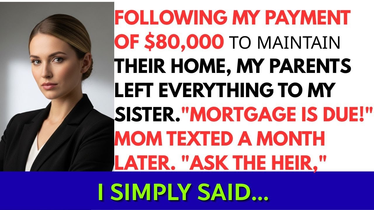 My Parents Left Me Out Of The Will—After I Paid $80K, They Told Me I Was a Burden