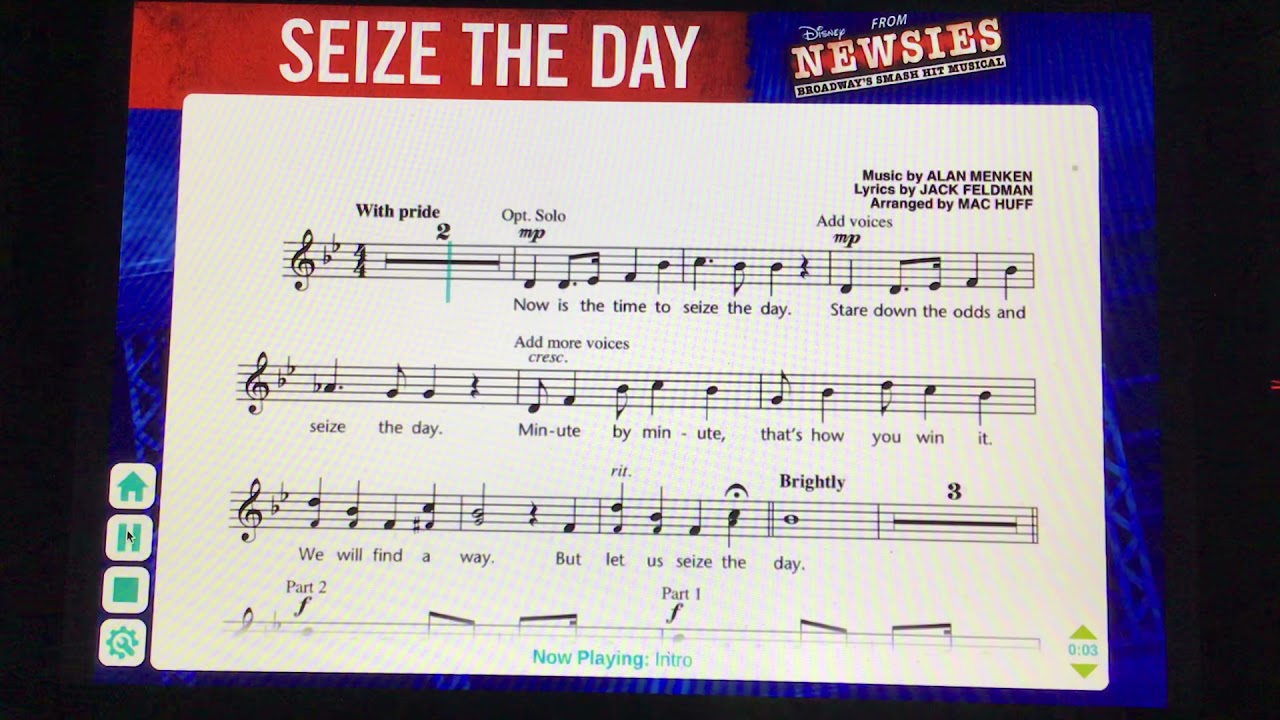 Seize the Day I-Song