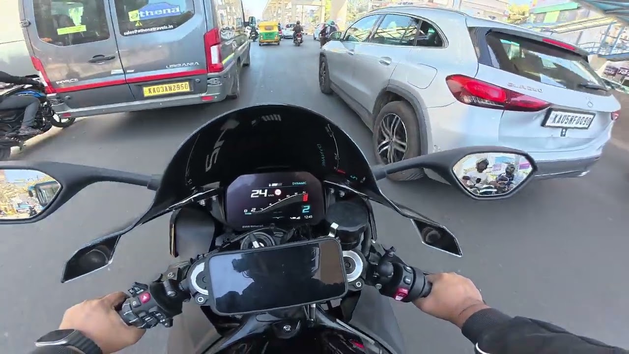 04Feb2026 - BMW S1K Bangalore Biker - Daily Ride - Home To Office