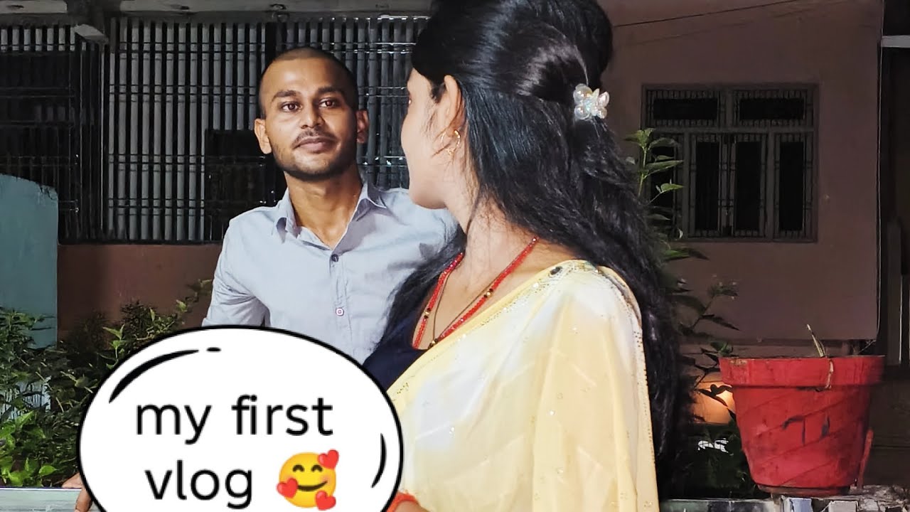 My first vlog🥰 #vlogchannal#viralcouples#couplevideos#vlogs#shivangiravikashyap143🥰🥰