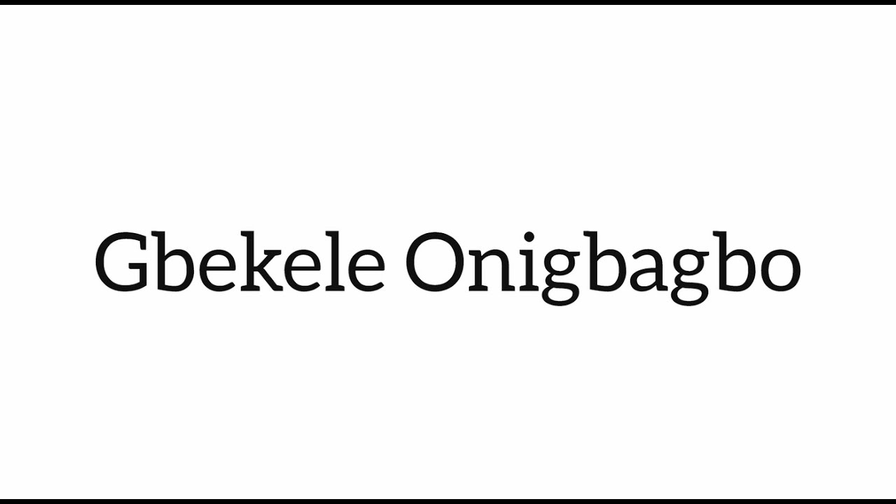 Gbekele Onigbagbo (Trust on Believer)- Yoruba Hymn of Trust and Hope