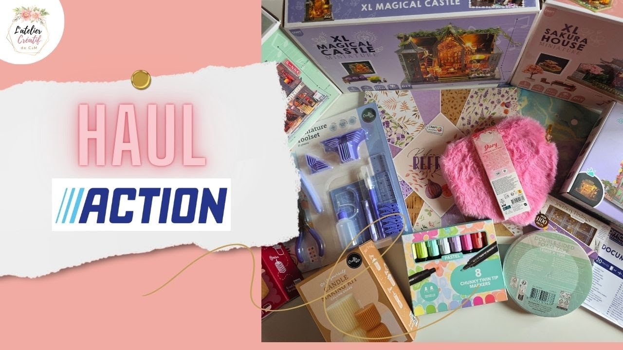 🚨 HAUL ACTION | Plein de nouveautés loisirs créatifs 😍 #haulaction #nouveautésaction