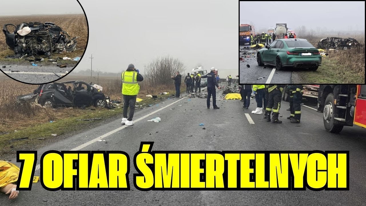 7 osób nie żyje. Makabryczny wypadek w Rumunii