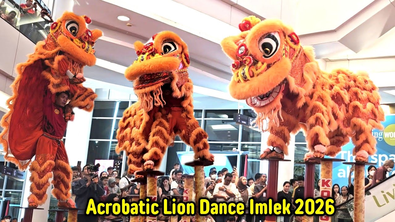 Acrobatic Lion Dance 2026 | Mall Living World Alam Sutera #cny2026 