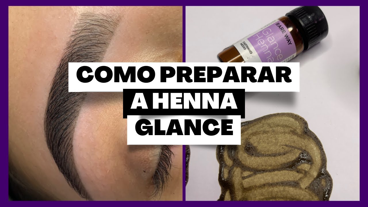 como preparar a henna glance?
