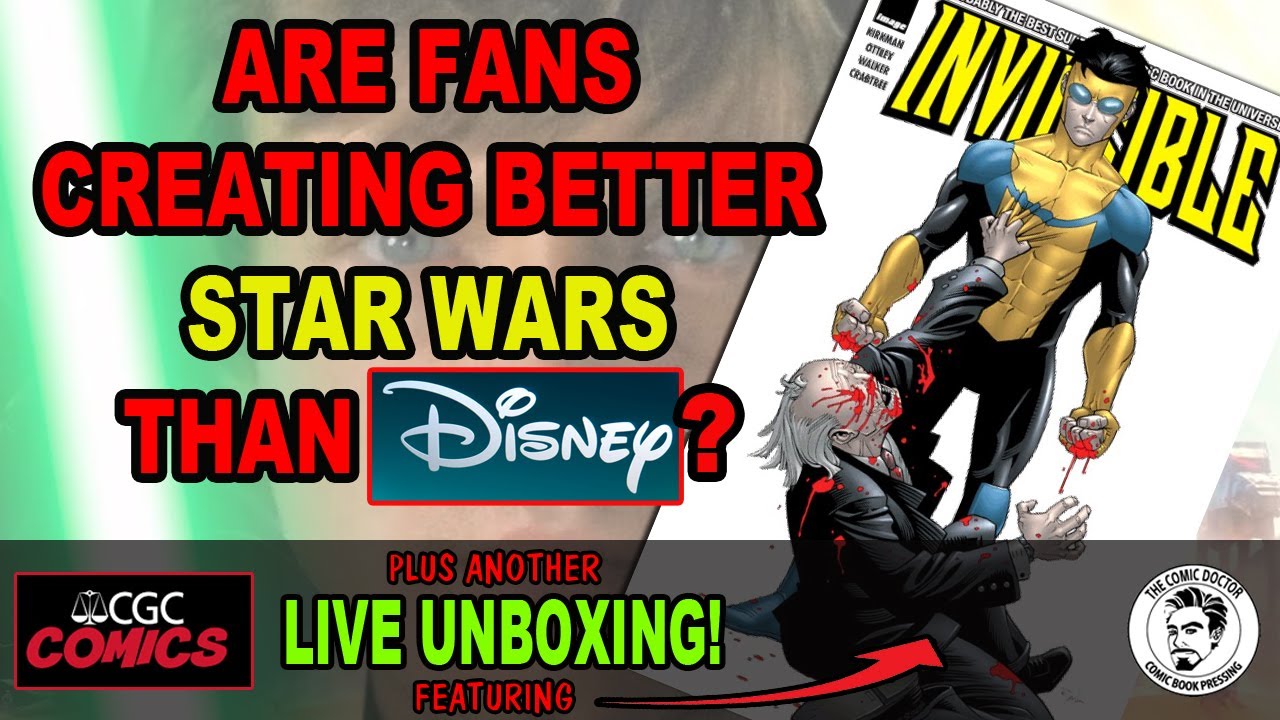 LIVE CGC UNBOXING + STAR WARS FAN FILMS!