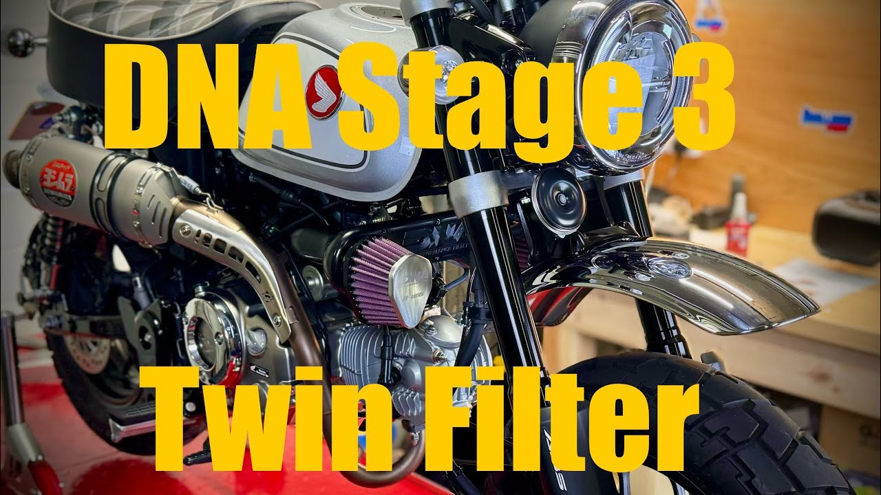 Best Air Filter for Honda Monkey? DNA Stage 3 Air Box with Billet Ends