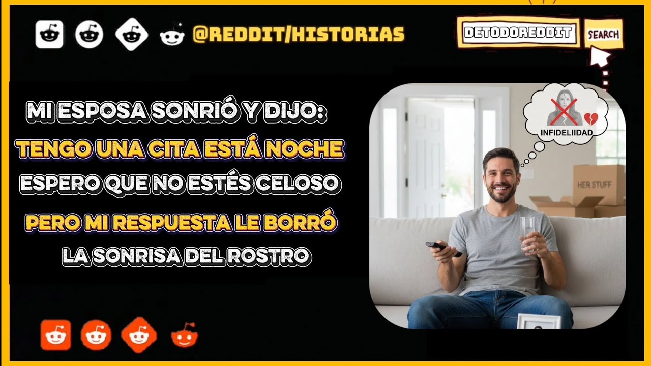 Mi esposa sonrió y dijo: tengo una cita está noche, espero que no estés celoso, pero mi respuesta...
