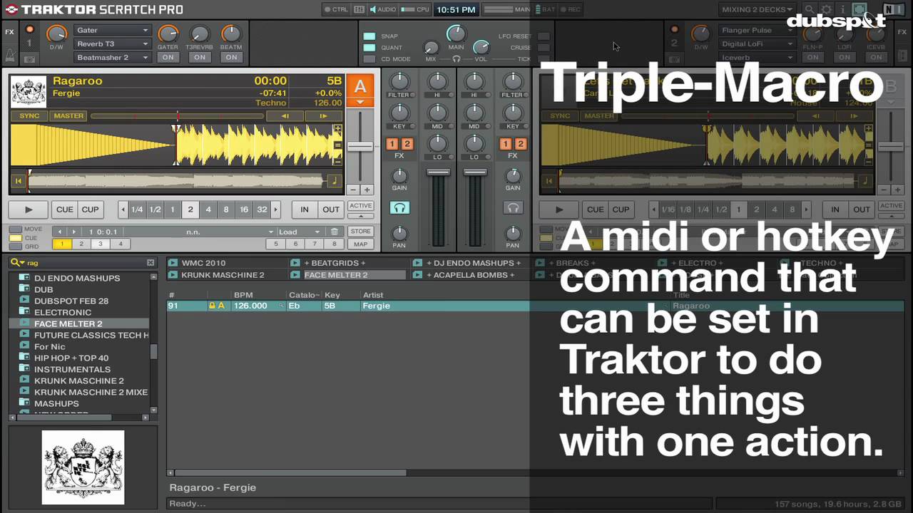 Traktor Pro Tutorial: HotKeys - Multiple Commands w/ One Key