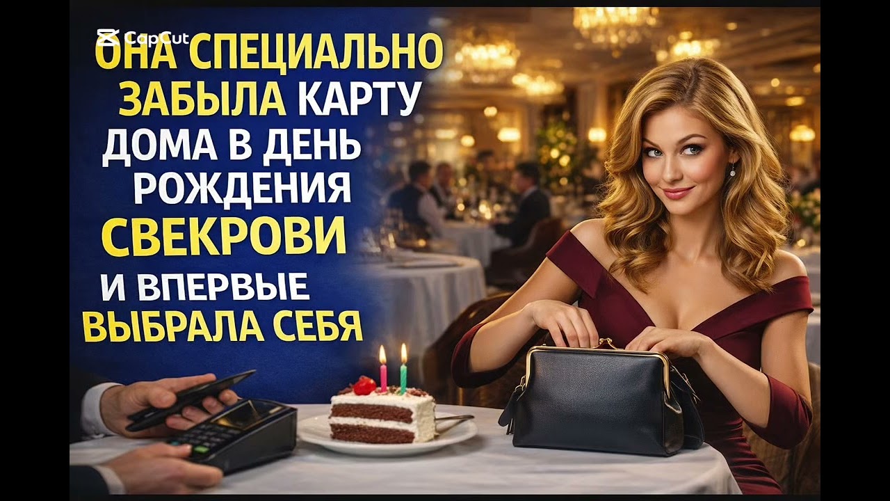 ОНА СПЕЦИАЛЬНО ЗАБЫЛА КАРТУ ДОМА В ДЕНЬ РОЖДЕНИЯ СВЕКРОВИ И ВПЕРВЫЕ ВЫБРАЛА СЕБЯ