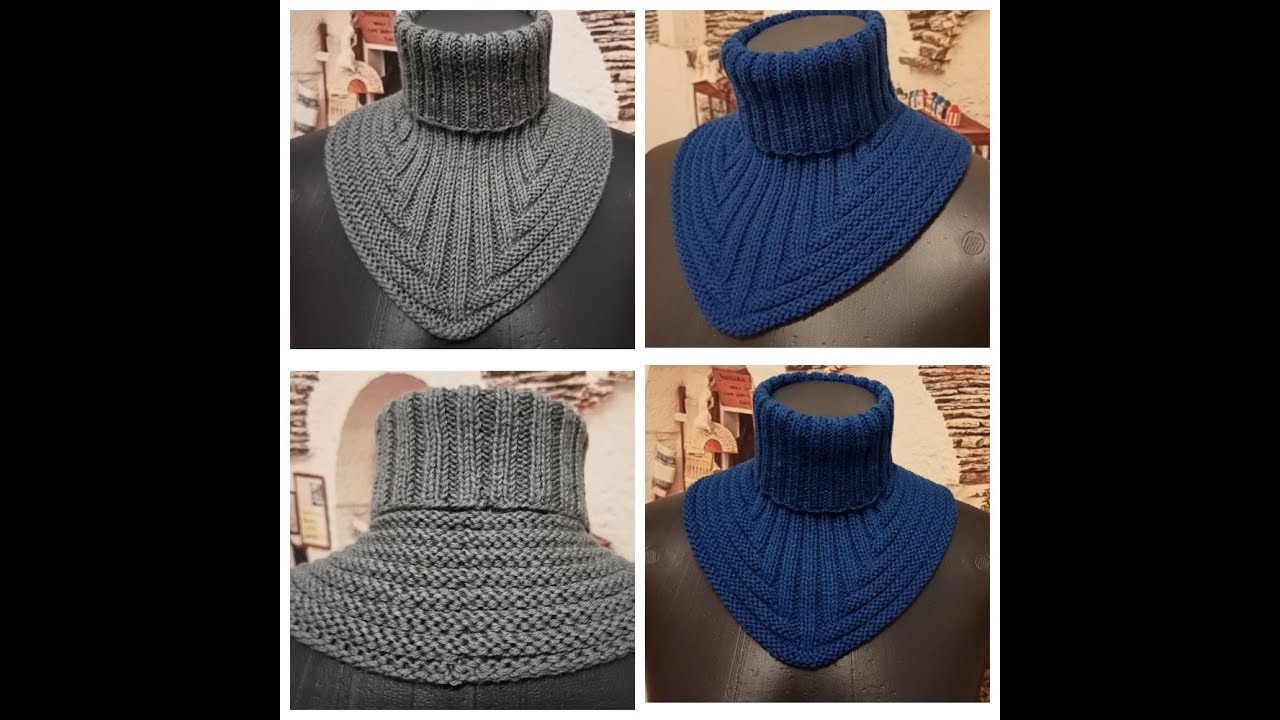 Детская манишка спицами. Утепляем наших деток! Подробное описание процесса вязания.