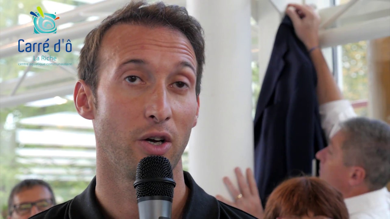 Fabien Gilot au centre aquatique Carré d'Ô à La Riche