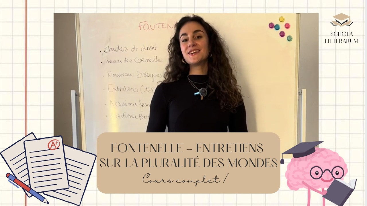 Fontenelle - Entretiens sur la pluralité des mondes : cours complet pour le bac de français !