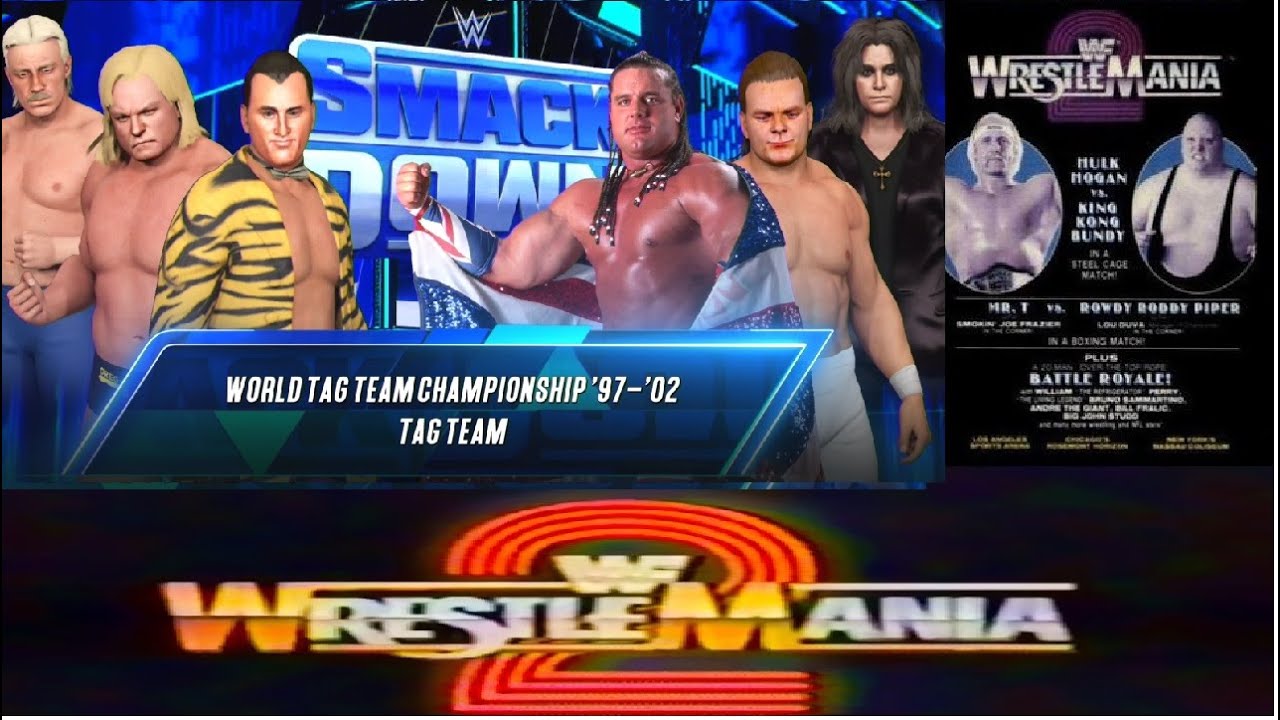 WrestleMania2 | The British Bulldogs vs. The Dream Team