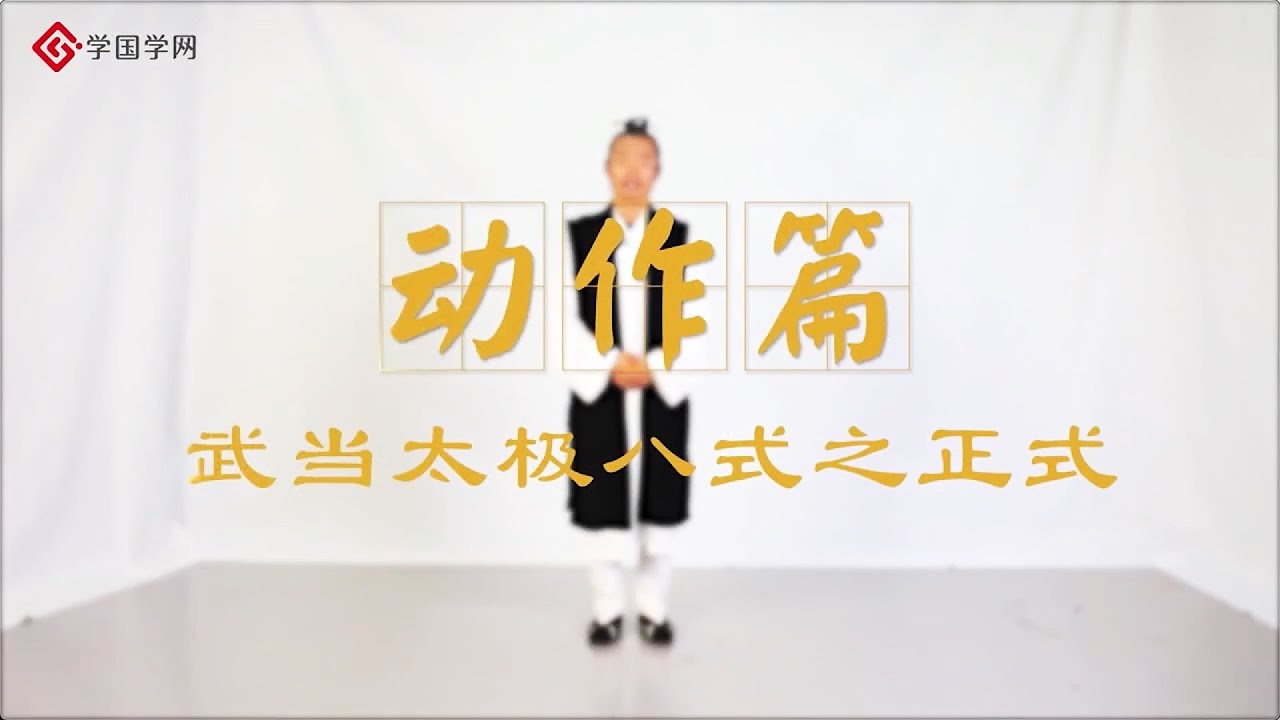 【武当太极拳】第4节 武当太极8式（正式）
