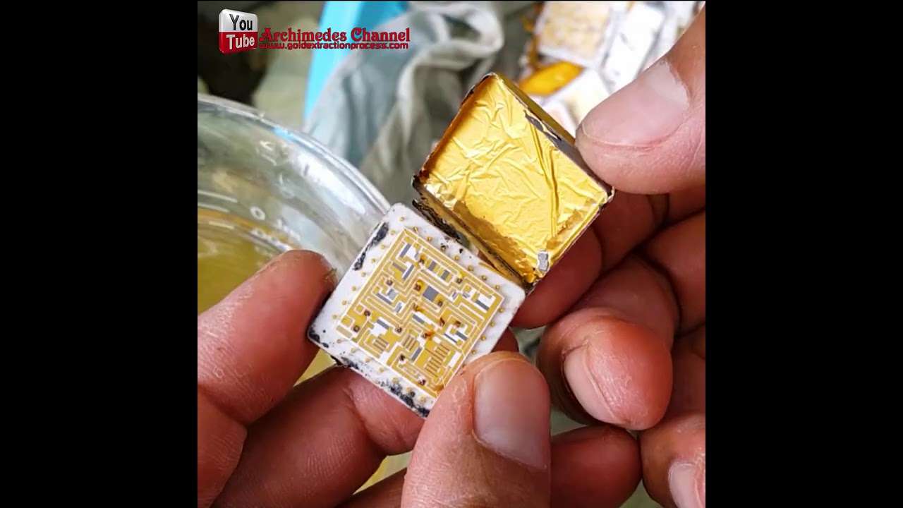 Gold From Old Circuit Boards
