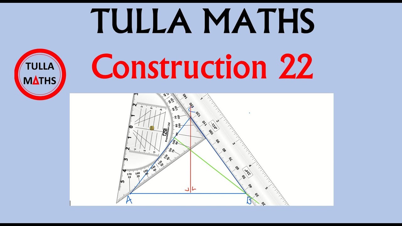 Construction 22. Orthocentre of a triangle