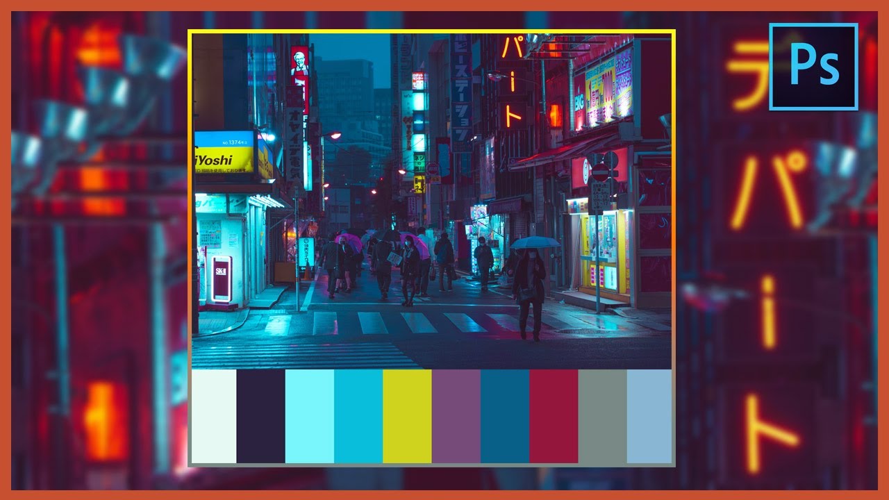 [ Photoshop Tutorial ] How to Create Color Palette From an Image in Photoshop