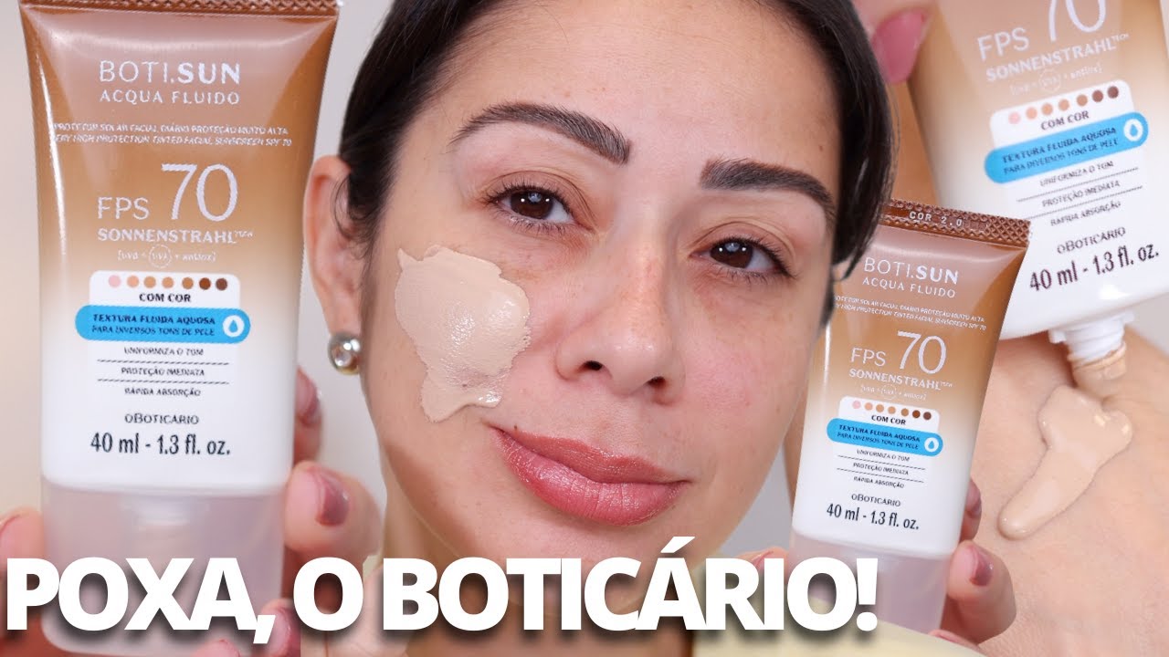 Novidade O BOTICÁRIO | PROTETOR Com COR BOTI Sun FPS 70 , Valeu a Compra?