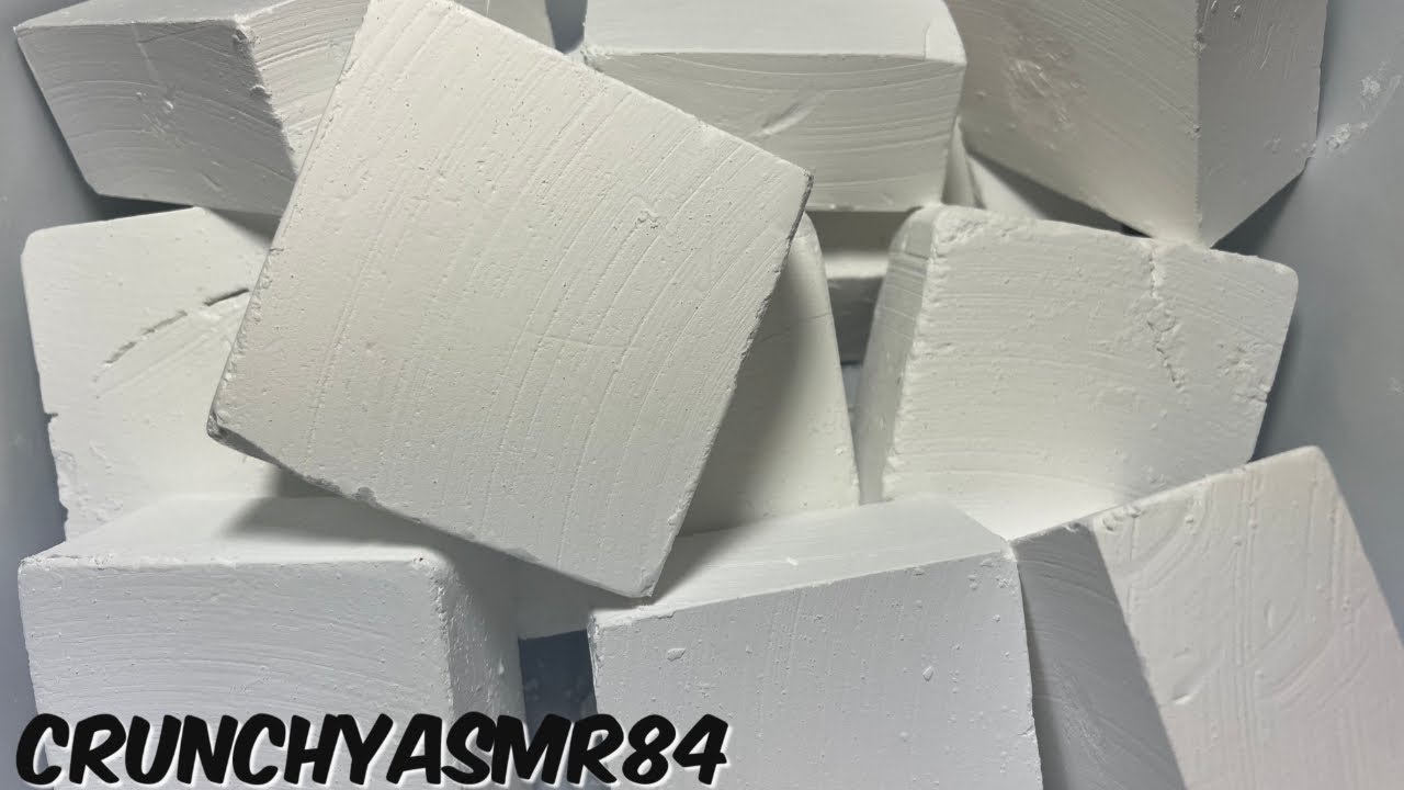 12 Blocks Of Gym Chalk Crush | Oddly Satisfying | ASMR | Sleep Aid