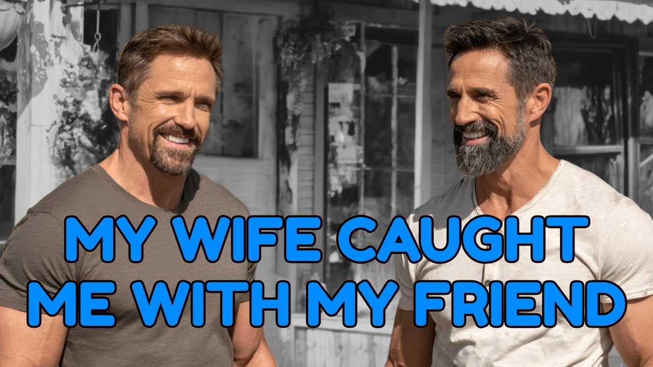 MY WIFE CAUGHT ME WITH MY FRIEND.  