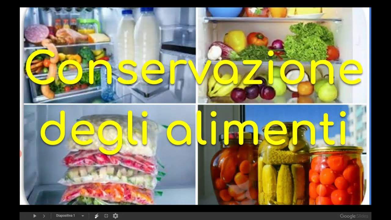 Tecnologia2: la conservazione degli alimenti