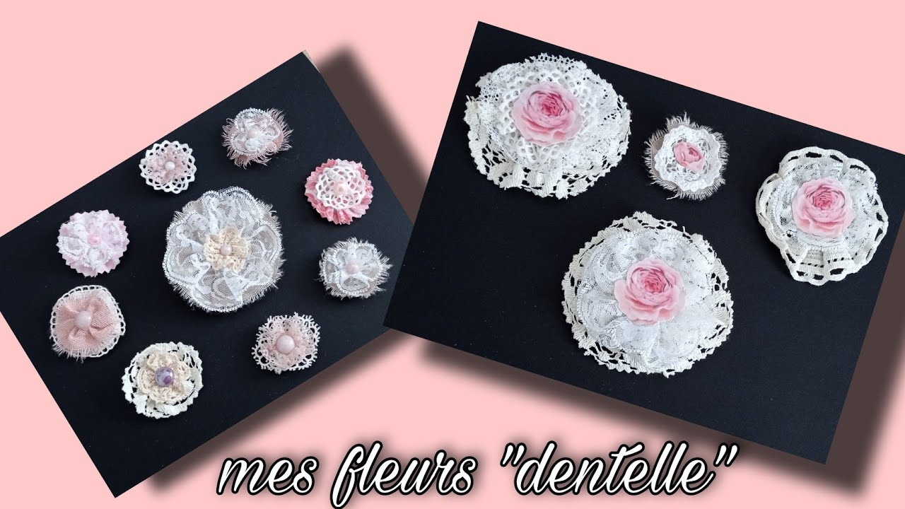 tuto pour faire des fleurs style "shabby" à ma façon