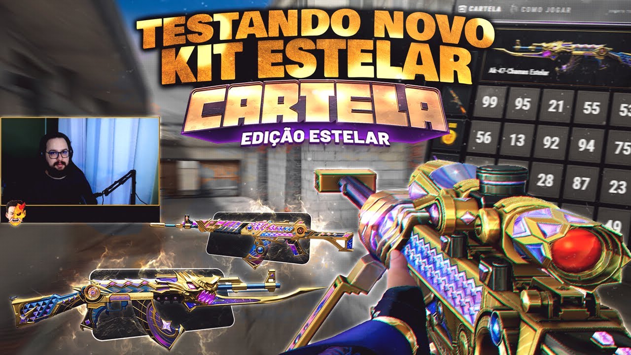 CHEGOU A NOVA CARTELA ESTELAR! 👀 TESTEI TODAS ARMAS! 😱 | CrossFire