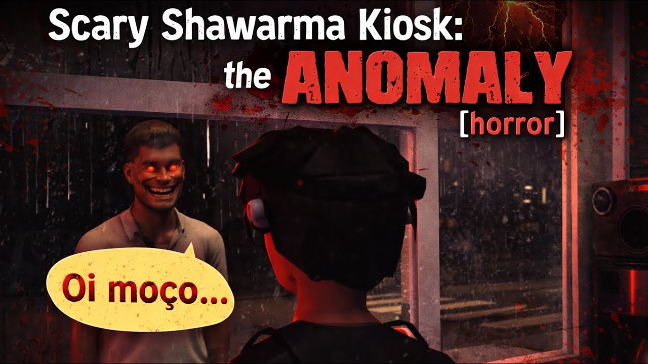 CLIENTES ESTRANHOS APARECEM NESSE LUGAR | Roblox Scary Shawarma Kiosk: the ANOMALY [horror]
