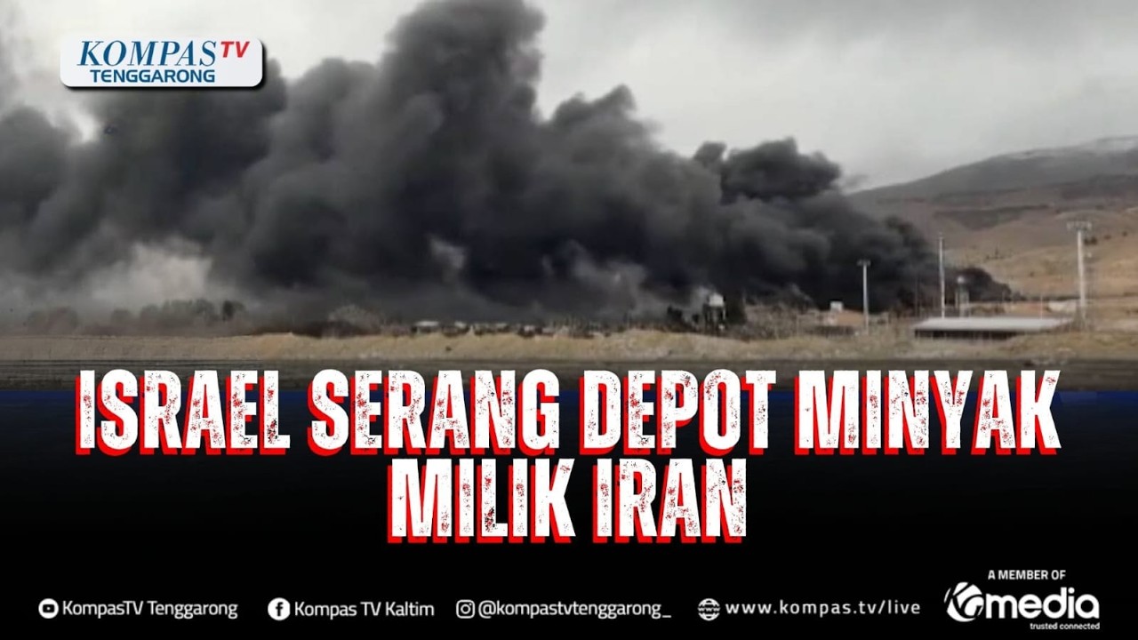 Serangan Israel Hantam Penyimpanan Minyak Iran, 4 Orang Dilaporkan Tewas