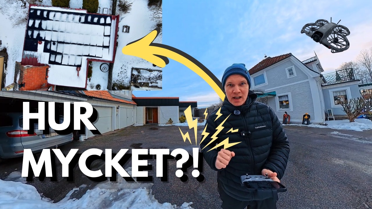 Snö på solpanelerna… producerar de ens något?