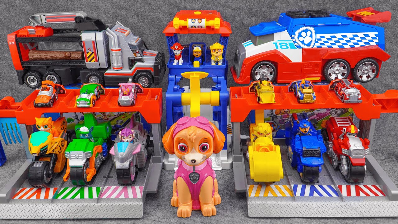 Paw Patrol MEGA Fleet Unboxing! 🐾🚓 Which Truck Is The Coolest? | Paw Patrol Unboxing ASMR #pawpatrol