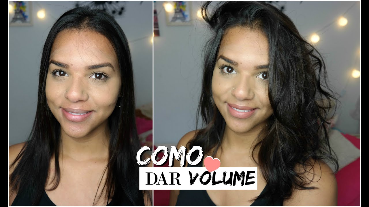 Como dar Volume em Cabelo Ralo e Liso