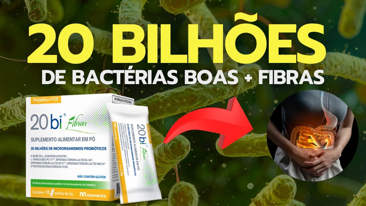 20 bi Fibras: Suplemento para Constipação/ Prisão de ventre