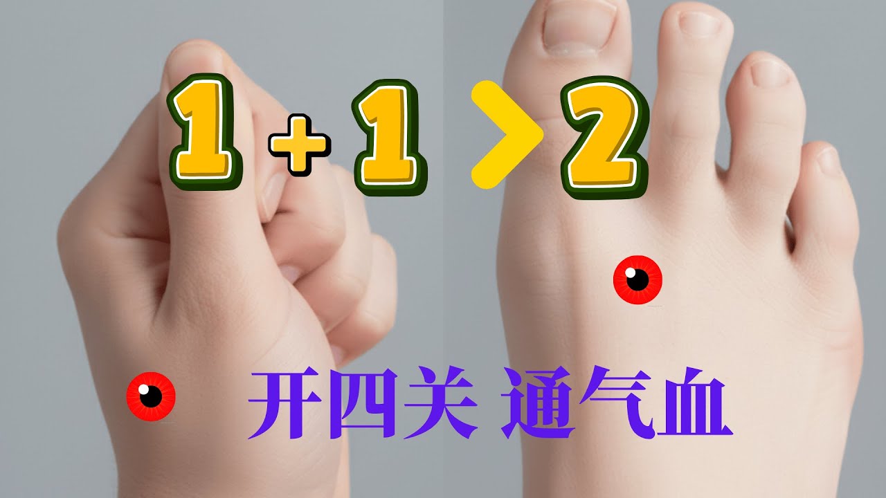 99%的人只知道合谷穴，却不知它配“太冲穴”才是王道！老中医“开四关”秘诀，学到就是赚到。#中医 #合谷穴#太冲穴#开四关