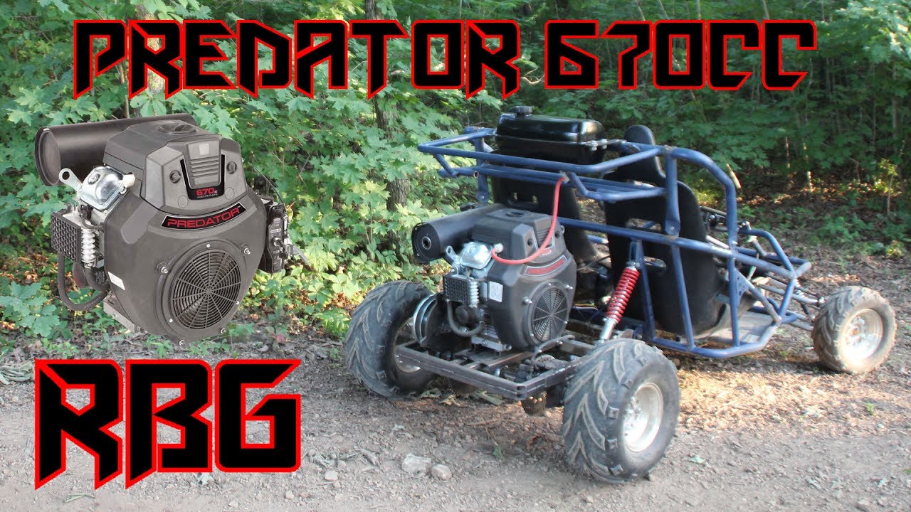 Predator 670cc Yerfdog Spiderbox Build First Ride