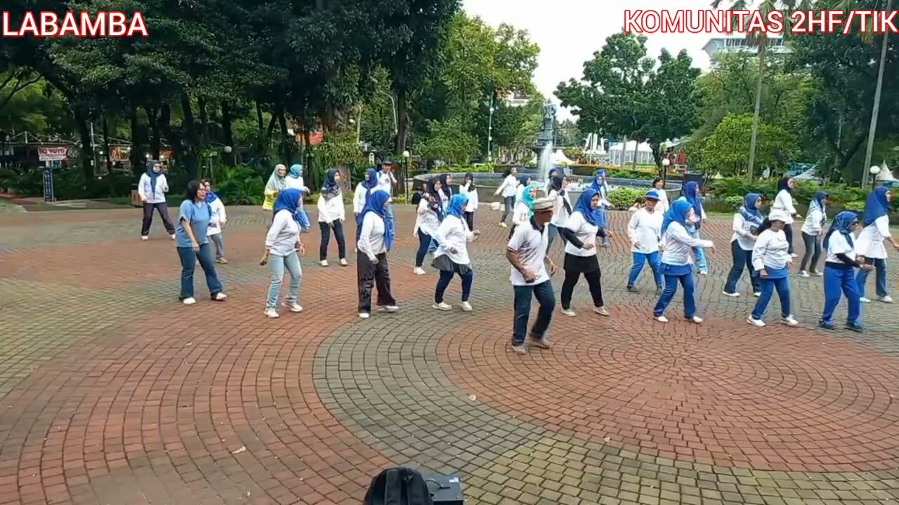 LABAMBA Choreo by: Rieya (INA)Jan 2026.Demo by: KOMUNITAS 2HF/TIK.Jum'at Sore.Taman Indonesia Kaya