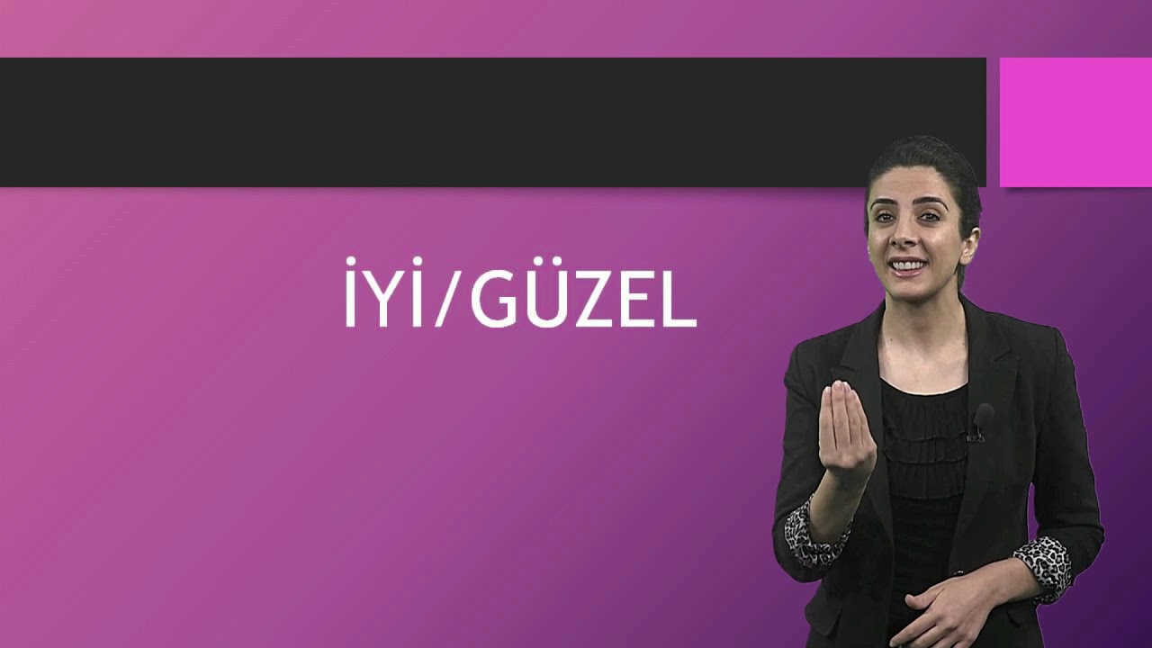 Türk İşaret Dili Ortaokul Videoları-1