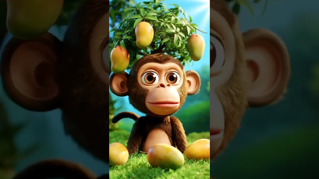 mango and monkey #money #mango #shortvideo