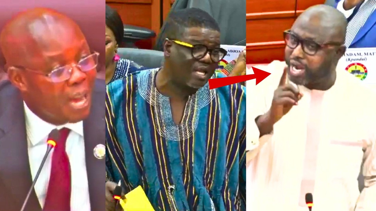 Tension In Parliament As NPP MPs & NDC MPs Figⱨṭ Over 