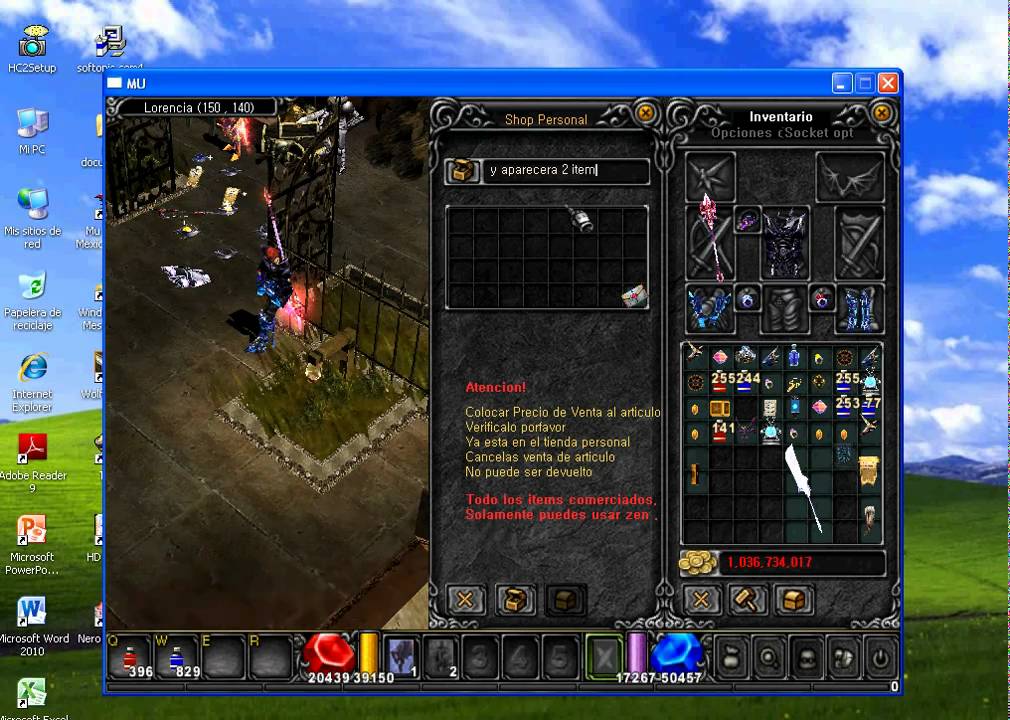!!!!!COMO DUPEAR ITEMS D MU FACIL !!!!!!!.