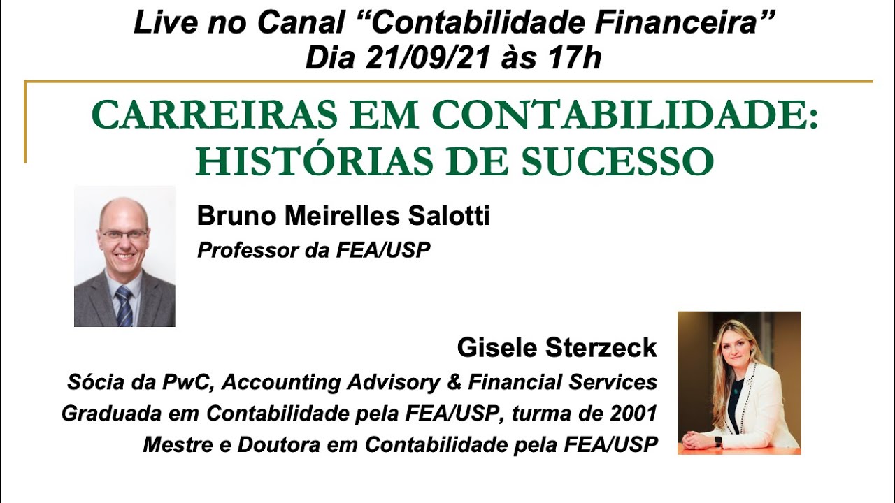 CARREIRAS EM CONTABILIDADE: HISTÓRIAS DE SUCESSO