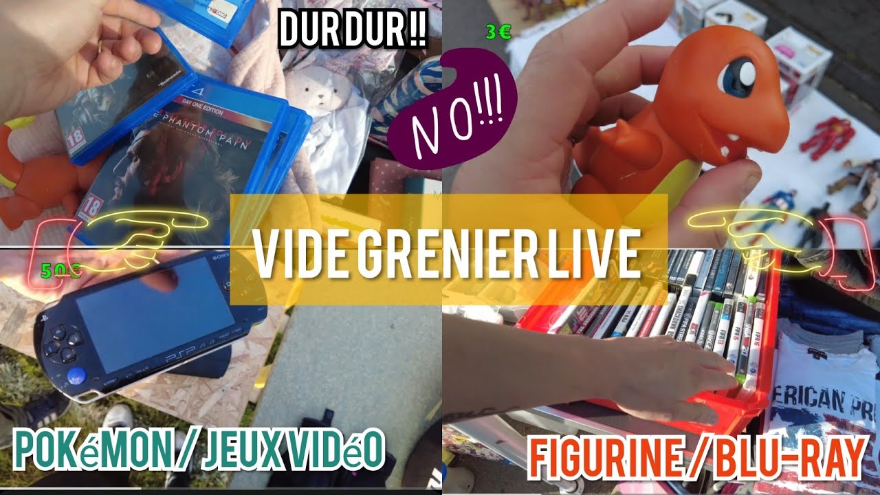 Vide grenier LIVE !!💥 c'était compliqué ce week- end mais je rentre quelques p'tits trucs sympas ! 🎣
