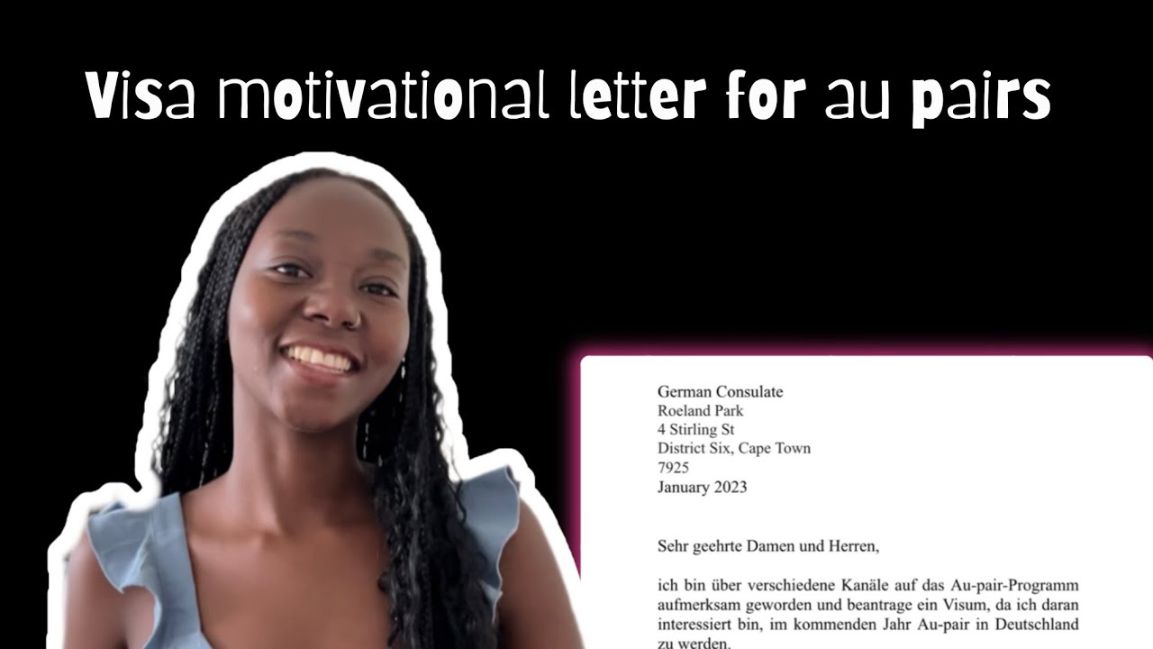 the au pair visa motivational letter that got me to Germany!