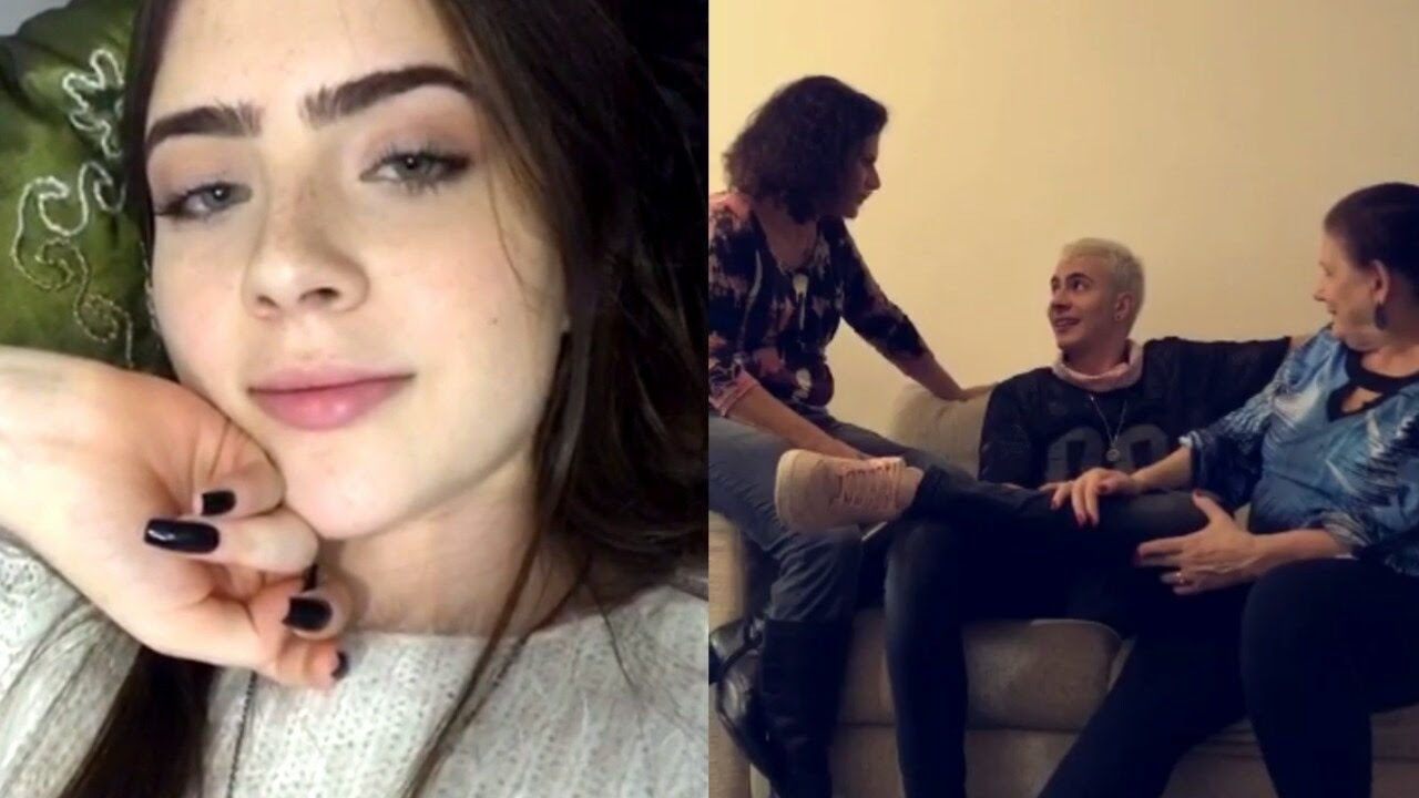 Jade com léo,mônica e sua avó