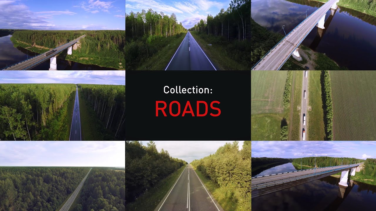 4K UHD Stock Aerial Footage by CopterUral. Collection: ROADS | POND5 |