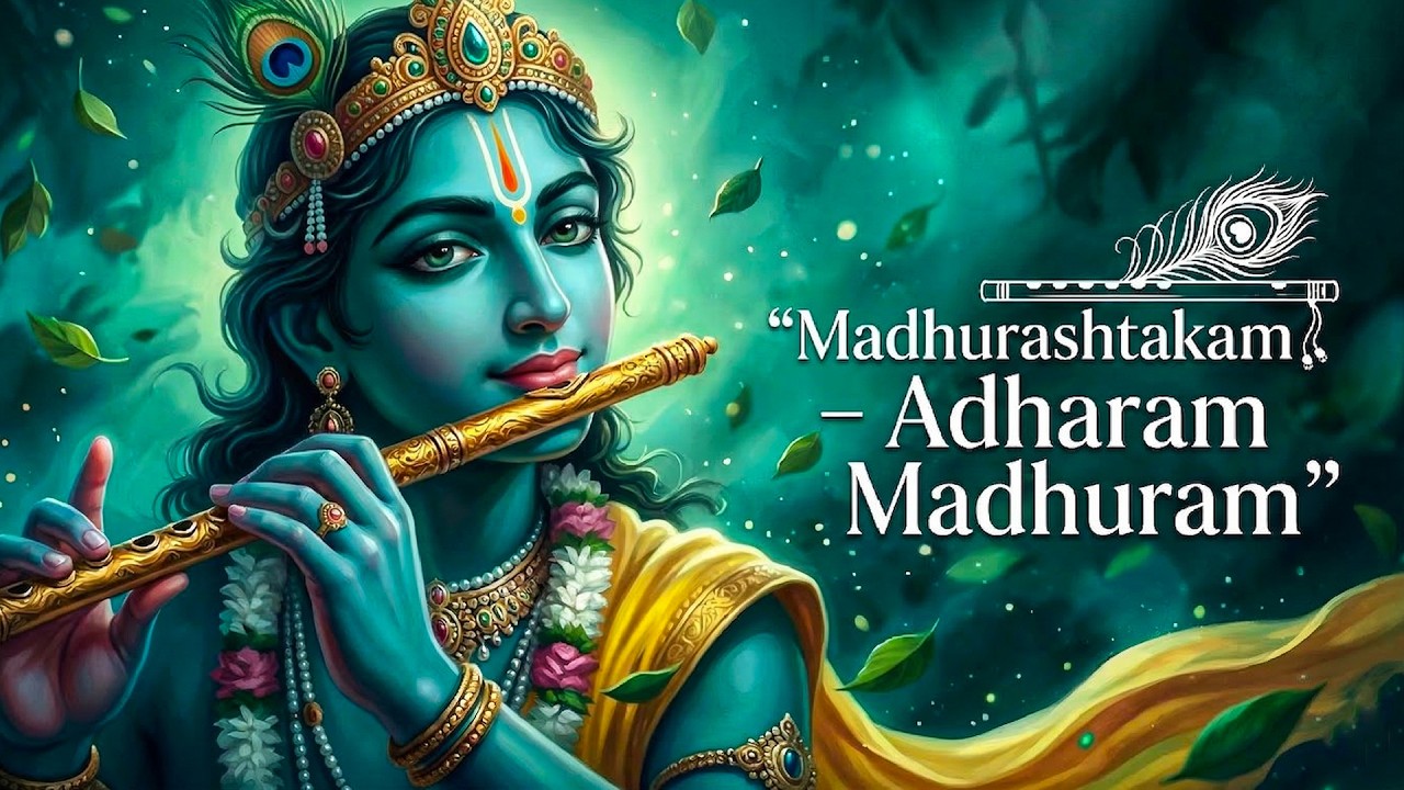 Adharam Madhuram Lofi Krishna Bhajan Bhakti Song Bhajan Song  Madhurashtakam