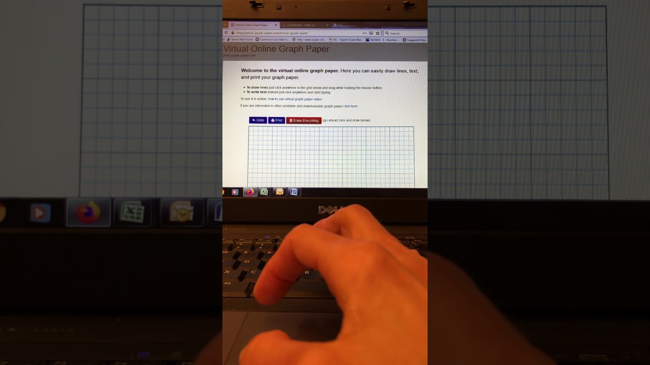 How to use virtual graph paper