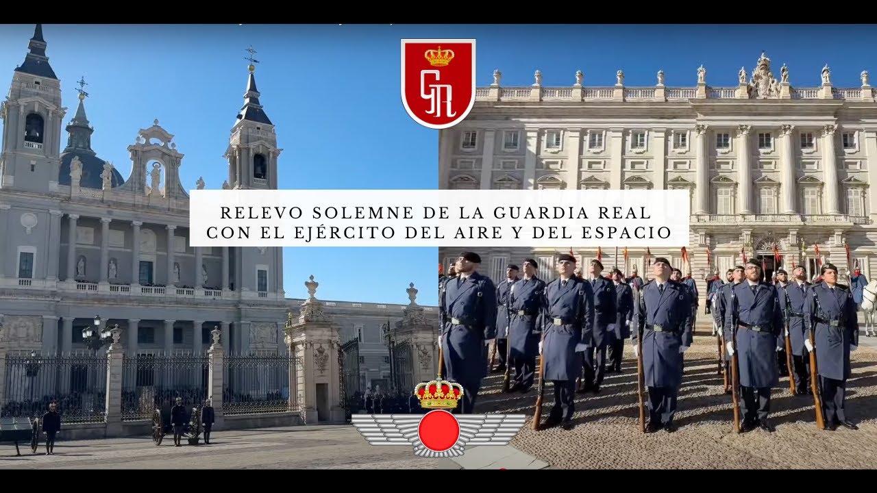 Relevo Solemne de la Guardia Real con el Ejército del Aire y del Espacio